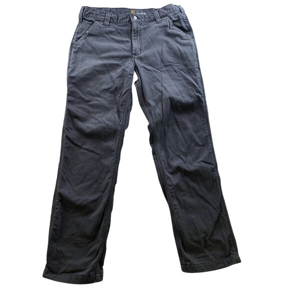 Carhartt Mens Cargo Work Pants Size 33x30 Straight Relaxed Fit Casual Workwear - Picture 1 of 14